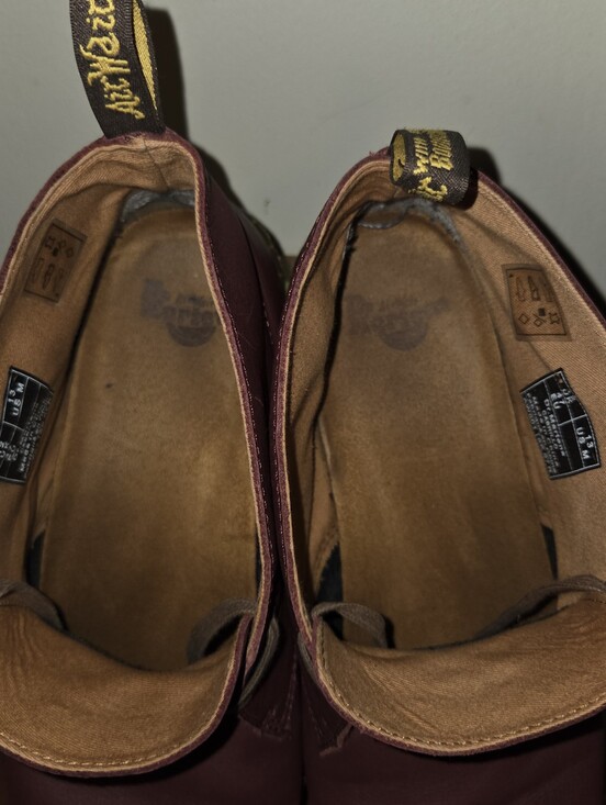 Dr. Martens Cabrillo Burgundy Leather Chukka Boots Men\'s 13 Pre Owned main image 12